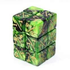 Foam Brain Games Gaming Counters>-1/-1 Green & Black Counters For Magic (8)