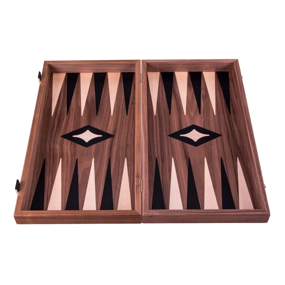 Manopoulou Dammen>3 In 1 Schaak/Backgammon/Dam Bord Medium