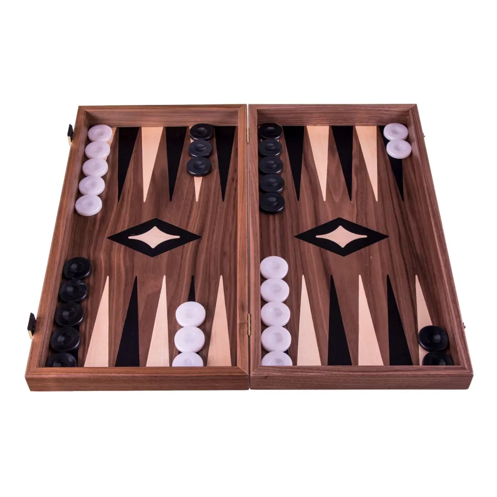 Manopoulou Dammen>3 In 1 Schaak/Backgammon/Dam Bord Small