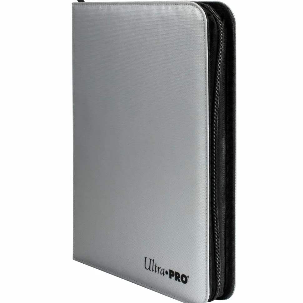 Ultra Pro Opbergmappen>9 Pocket Zippered Pro Binder - Silver