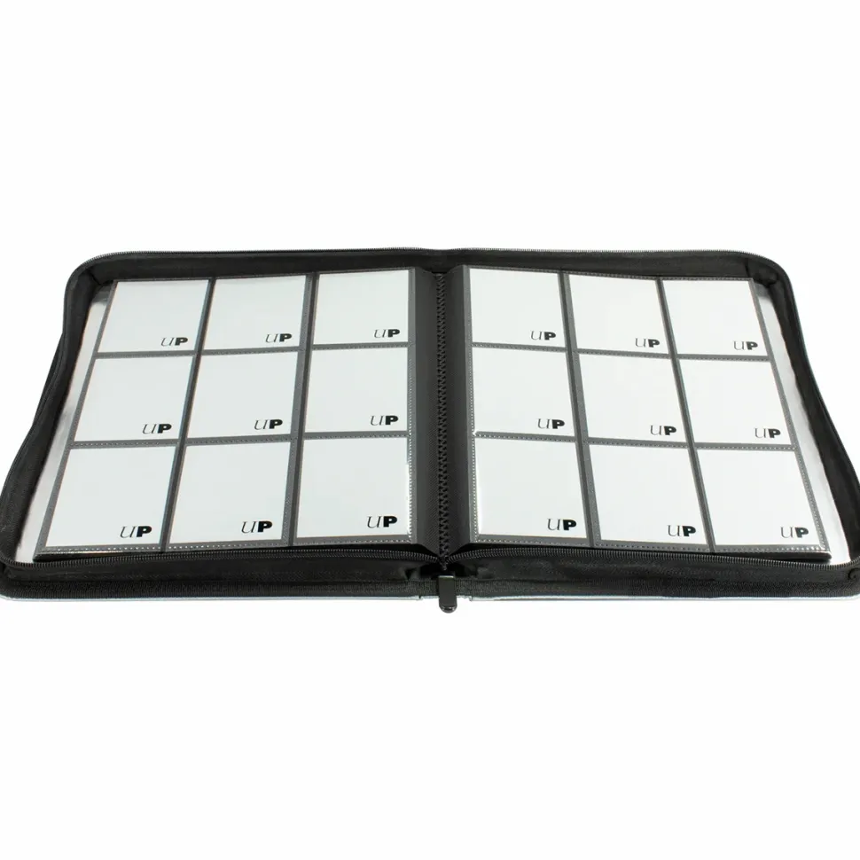 Ultra Pro Opbergmappen>9 Pocket Zippered Pro Binder - Silver