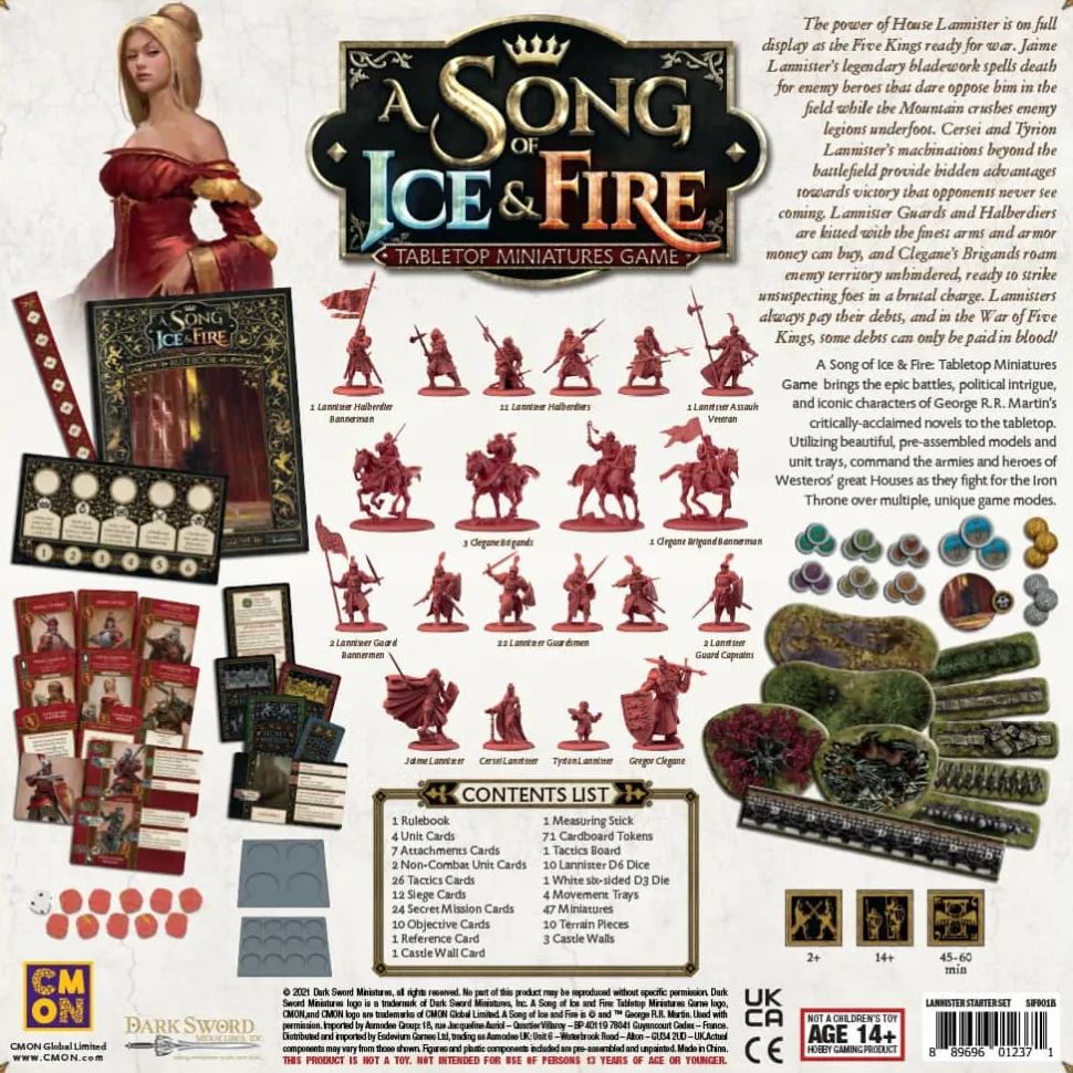 CMON Strategische Spellen>A Song Of Ice And Fire - Lannister Starter Set