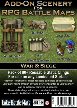 LokeBattlemats Battlemats>Add-On Scenery - War & Siege