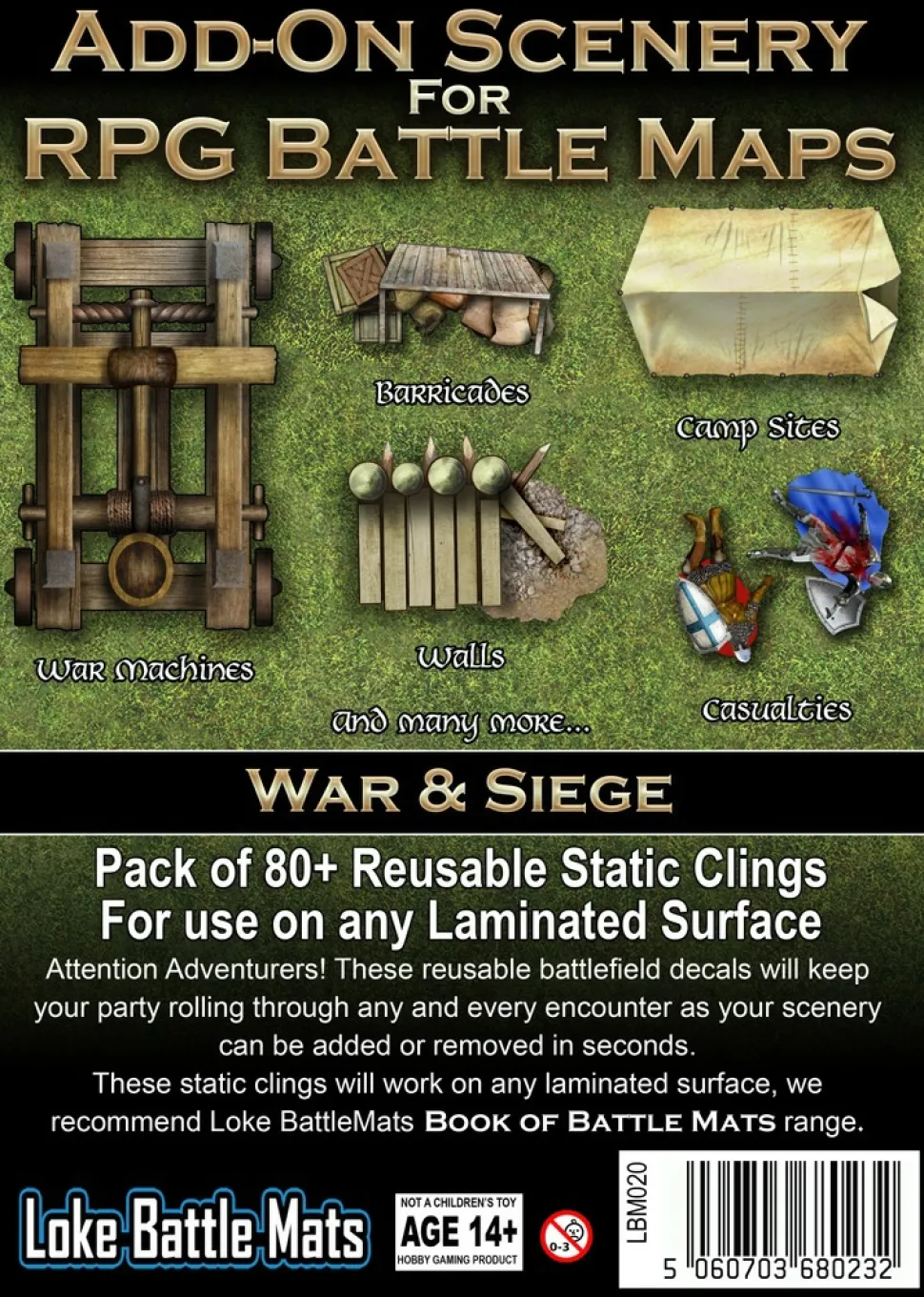 LokeBattlemats Battlemats>Add-On Scenery - War & Siege
