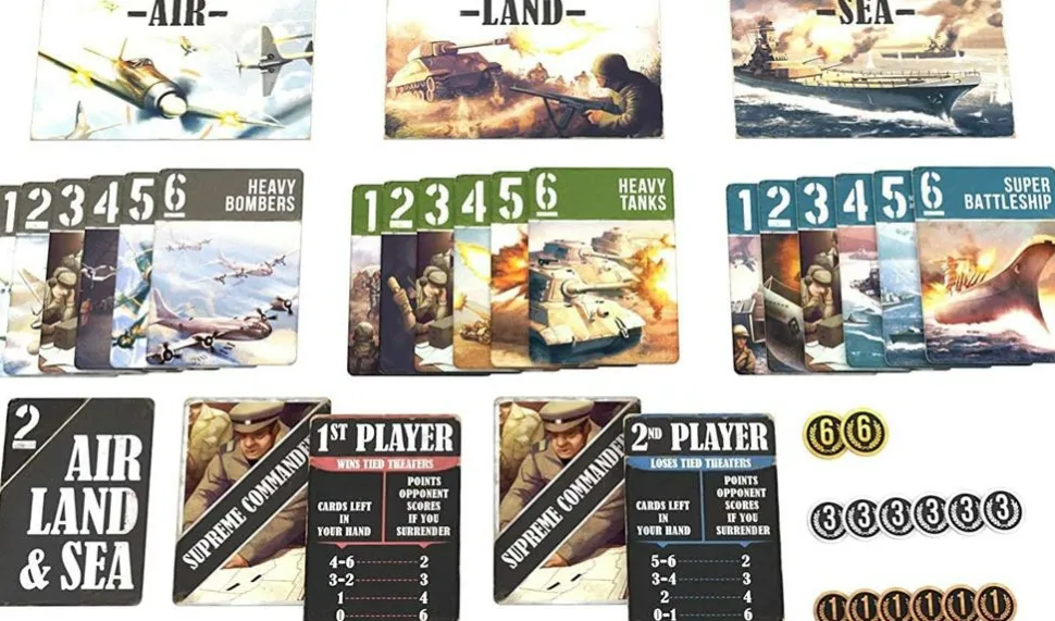 Arcane Wonders 2 Persoonsspellen>Air Land & Sea Revised Edition