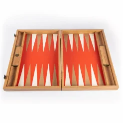 Manopoulou Hout>Backgammon: Cinnabar Red - Large