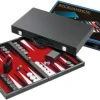 Philos Vilt>Backgammon Koffer Standaard (Rood)
