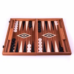 Manopoulou Hout>Backgammon: Mahogany - Large