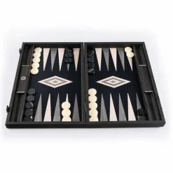 Manopoulou Hout>Backgammon: Pearly Grey Vavona - Large