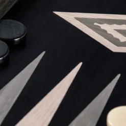 Manopoulou Hout>Backgammon: Pearly Grey Vavona - Large