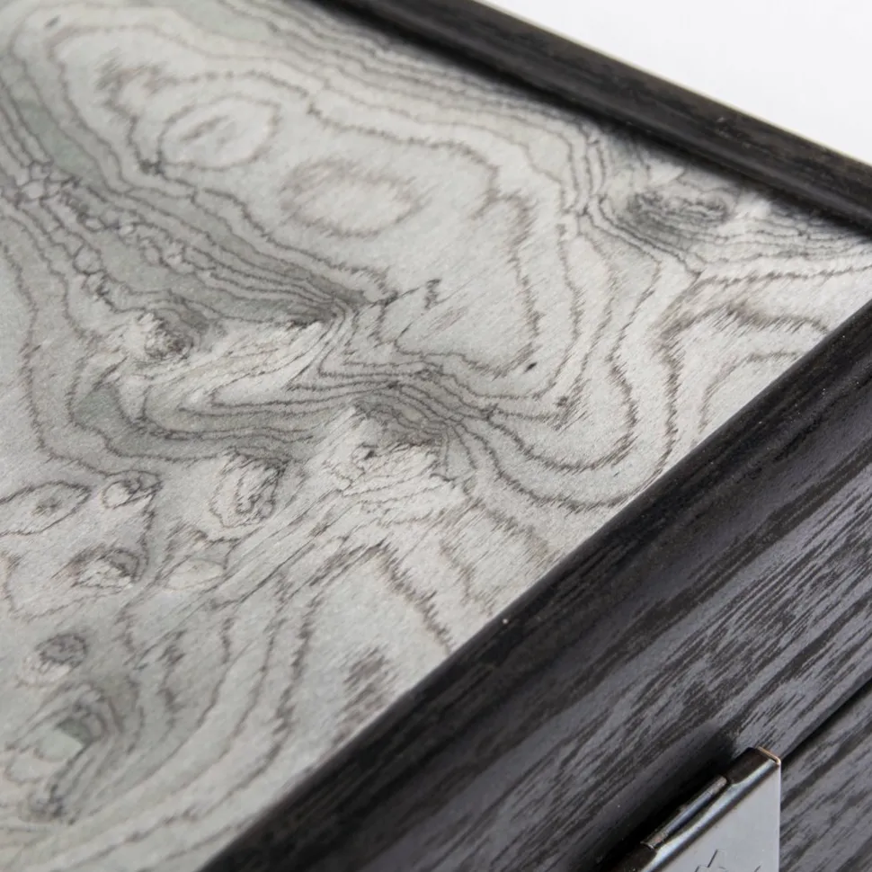 Manopoulou Hout>Backgammon: Pearly Grey Vavona - Large