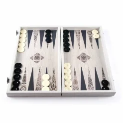 Manopoulou Hout>Backgammon Printed-Moroccan Mosaic Art 48X26Cm