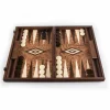 Manopoulou Hout>Backgammon: Walnut Burl - Small