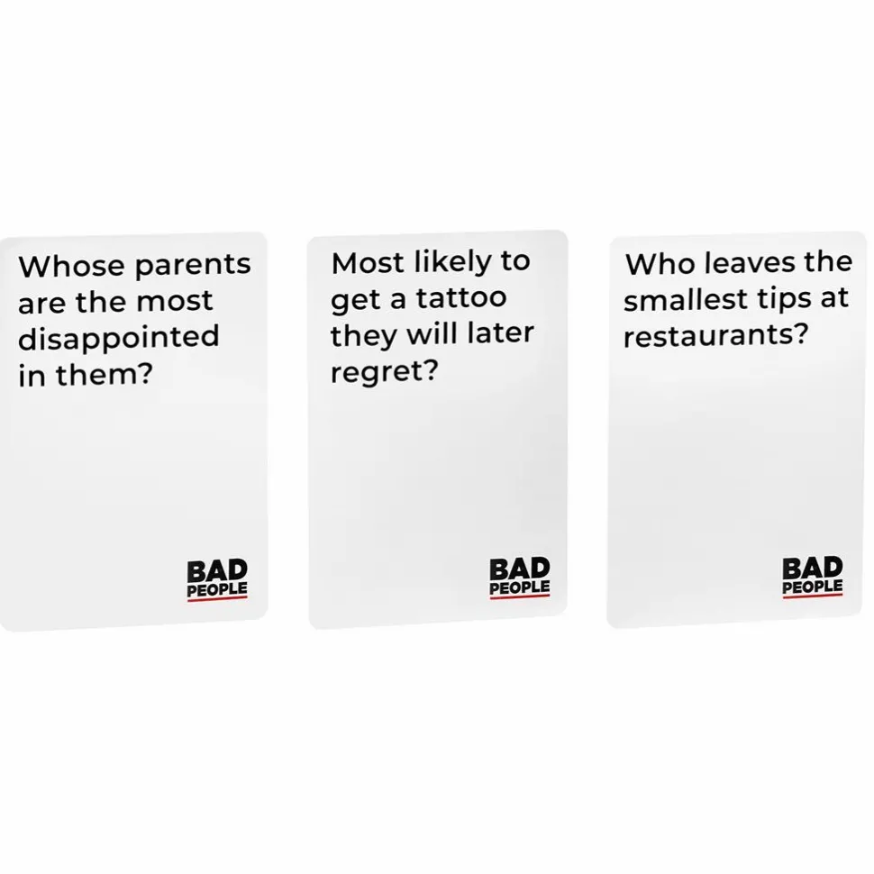 Dyce Games Kaartspellen>Bad People - En
