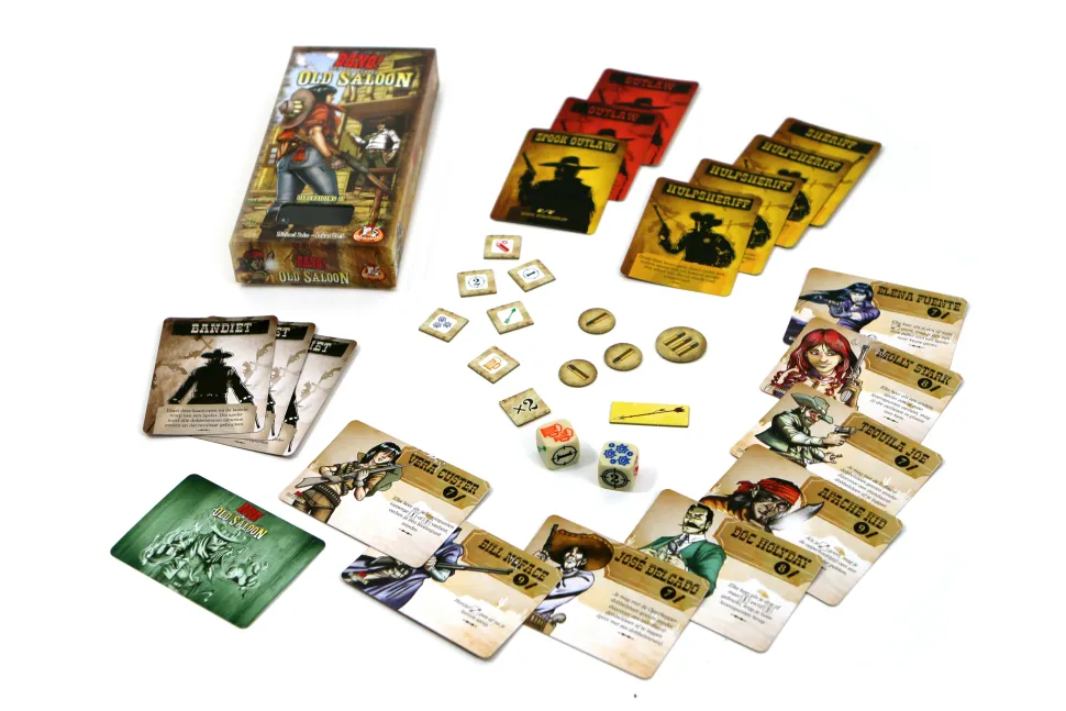 White Goblin Games Dobbelspellen>Bang! Het Dobbelspel: Old Saloon