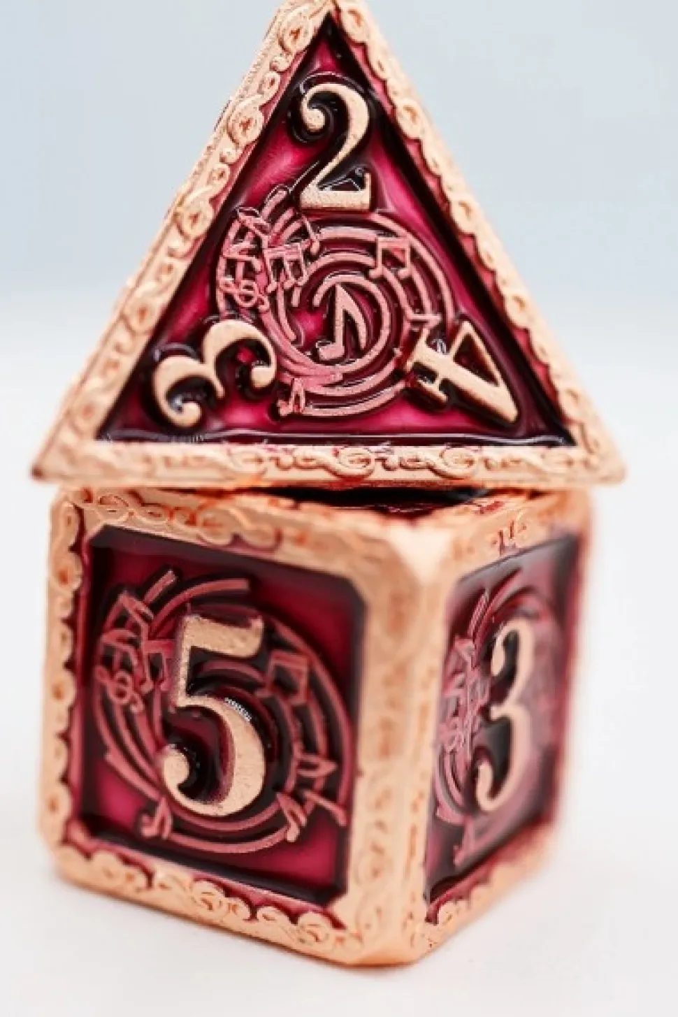 Foam Brain Dobbelstenen>Bardic Song Allegro Rpg Metal Dice Set (7)