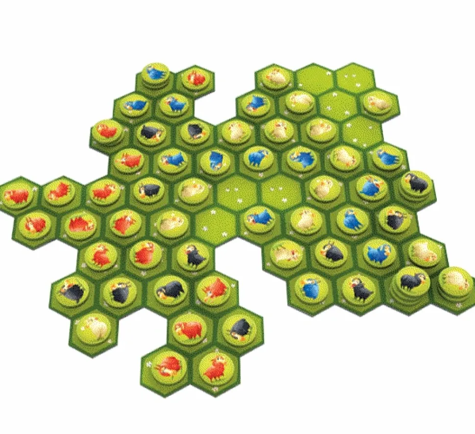 Blue Orange Games Kinderspellen>Battle Sheep - Bordspel