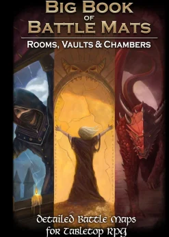 Loke Battle Mats Battlemats>Big Book Of Battle Mats - Rooms, Vaults & Chambers