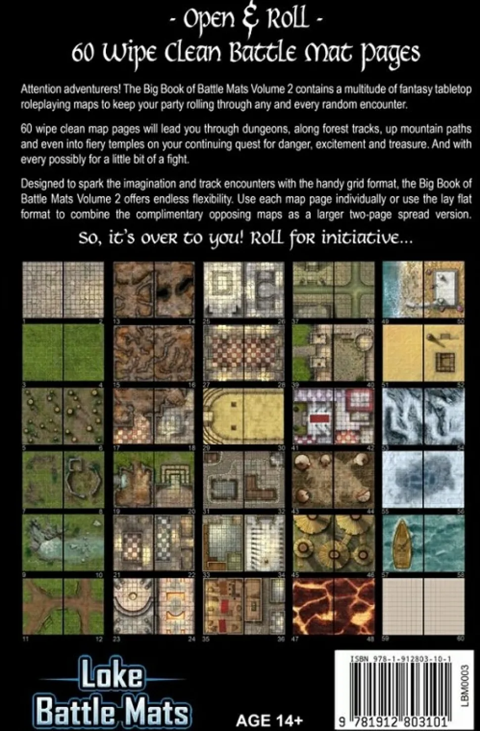 Loke Battlemats Battlemats>Big Book Of Battle Mats Volume 2 - En
