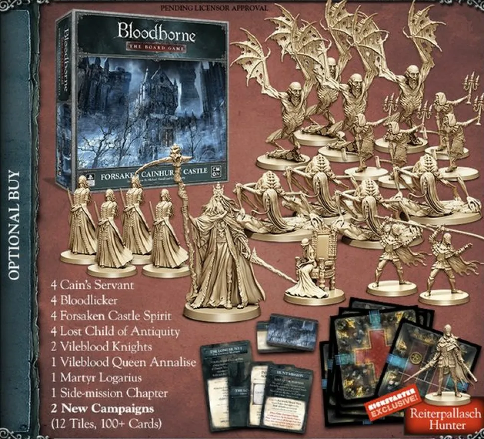 CMON Samenwerking Bordspel>Bloodborne Forsaken Cainhurst Castle