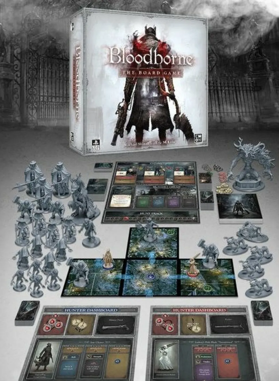 CMON Samenwerking Bordspel>Bloodborne The Board Game