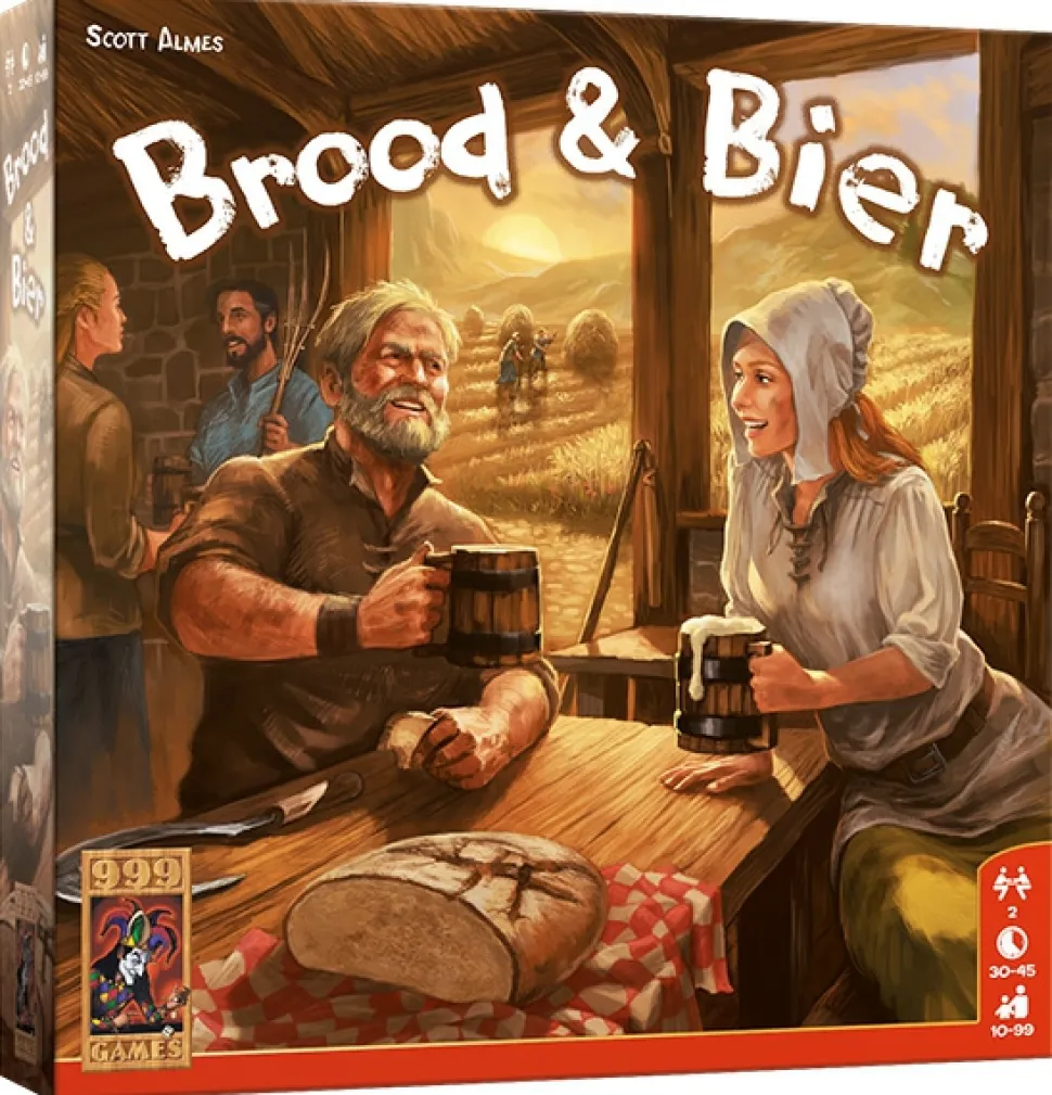 999 Games 2 Persoonsspellen>Brood & Bier - Bordspel
