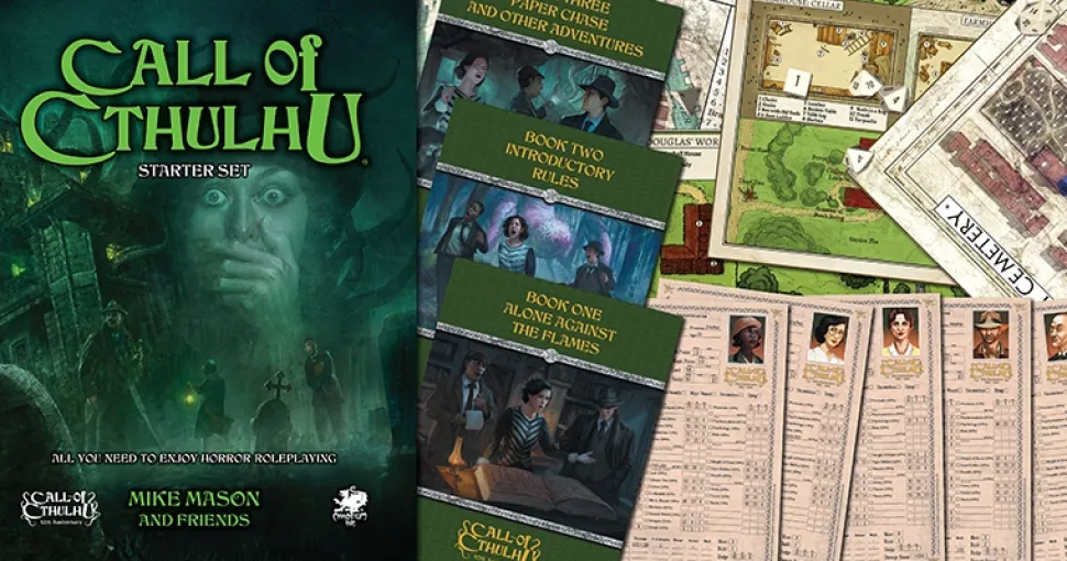 Chaosium Inc. Samenwerking Bordspel>Call Of Cthulhu - Starter Set