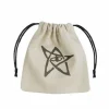 Q Workshop Dobbelstenen>Call Of Cthulhu Beige & Black Dice Bag