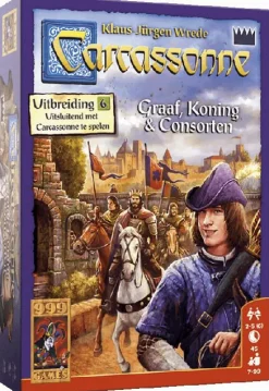 999 Games Carcassonne>Carcassonne: Graaf, Koning En Consorten Bordspel