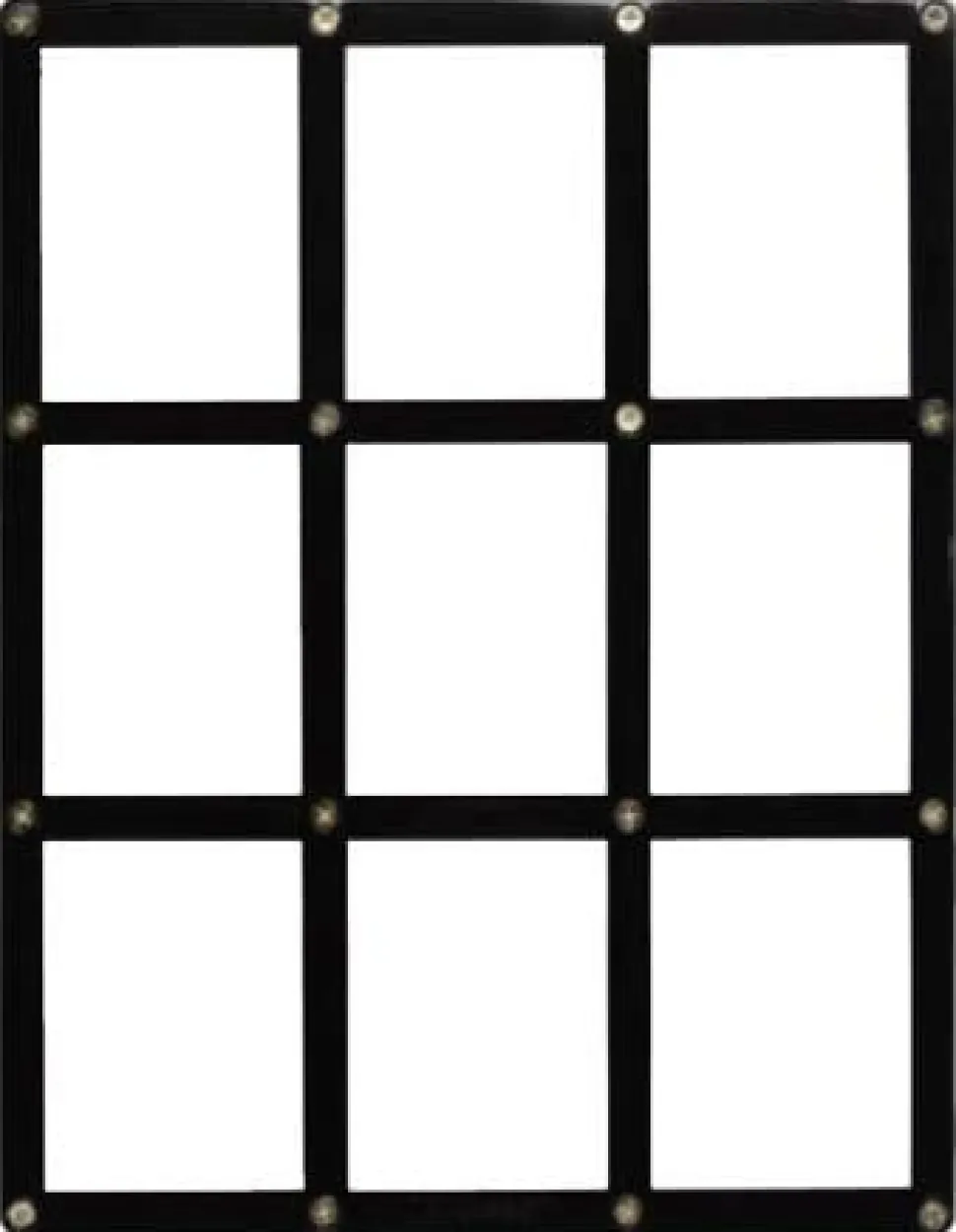 Ultra Pro Opbergmappen>9-Card Black Frame Screwdown Holder
