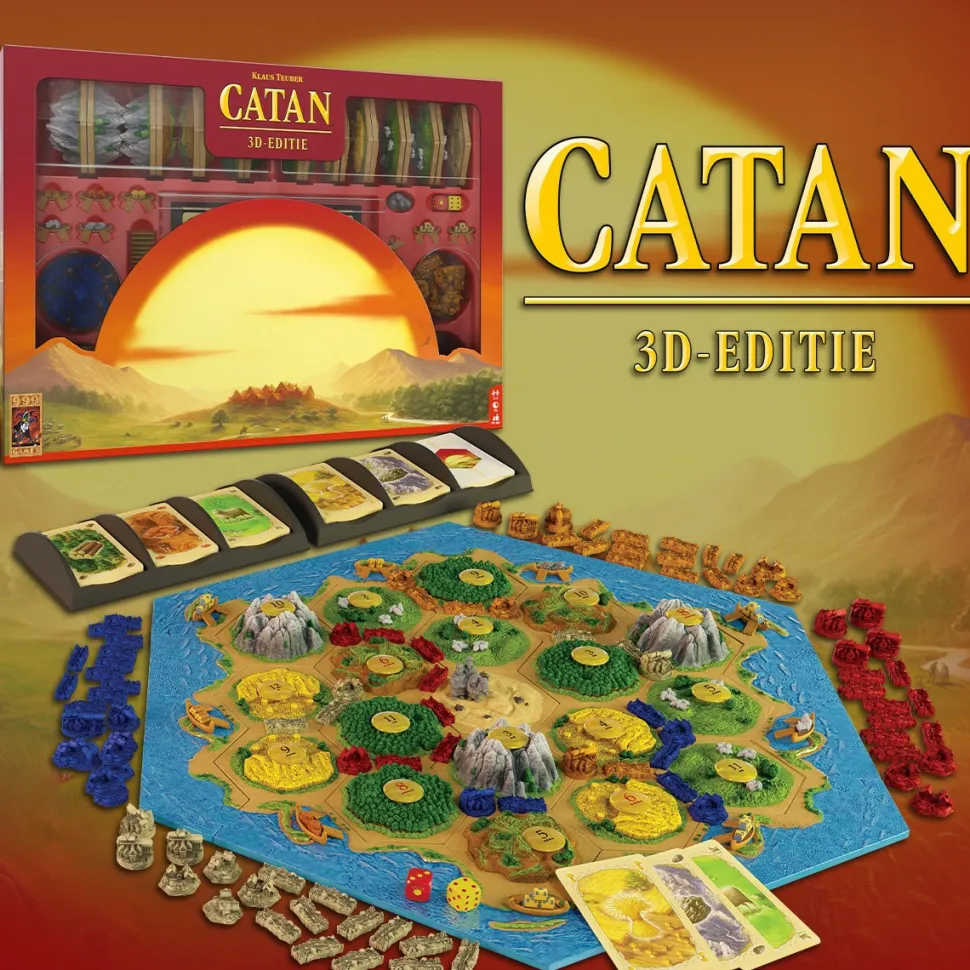 999 Games Catan>Catan: 3D Editie - Bordspel