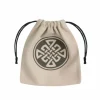 Q Workshop Dobbelstenen>Celtic Beige & Black Dice Bag