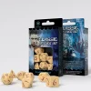 Q Workshop Dobbelstenen>Classic Rpg Beige & Burgundy Dice Set (7)