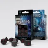 Q Workshop Dobbelstenen>Classic Rpg Black & Red Dice Set (7)