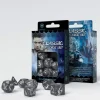 Q Workshop Dobbelstenen>Classic Rpg Smoky & White Dice Set (7)