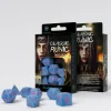 Q Workshop Dobbelstenen>Classic Runic Glacier & Pink Dice Set (7)