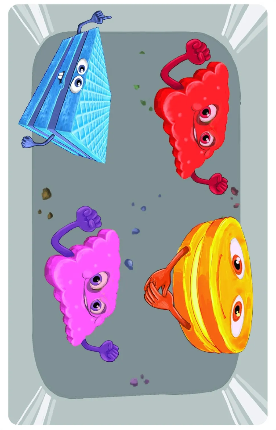 Henmar Games Kinderspellen>Cookie Crash - Kaartspel