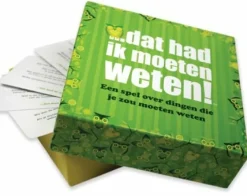 Koelkastpoezie Partyspellen>Dat Had Ik Moeten Weten! - Partyspel