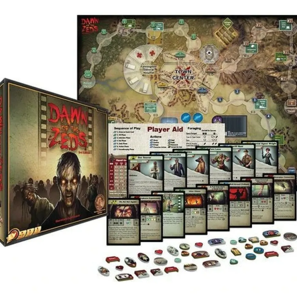 Victory Point Games Samenwerking Bordspel>Dawn Of The Zeds - 3Rd Edition