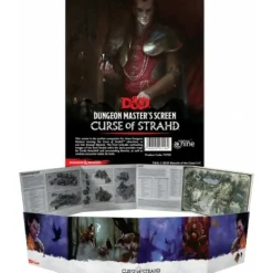 D&D Adventures Books> Curse Of Strahd Dm Screen