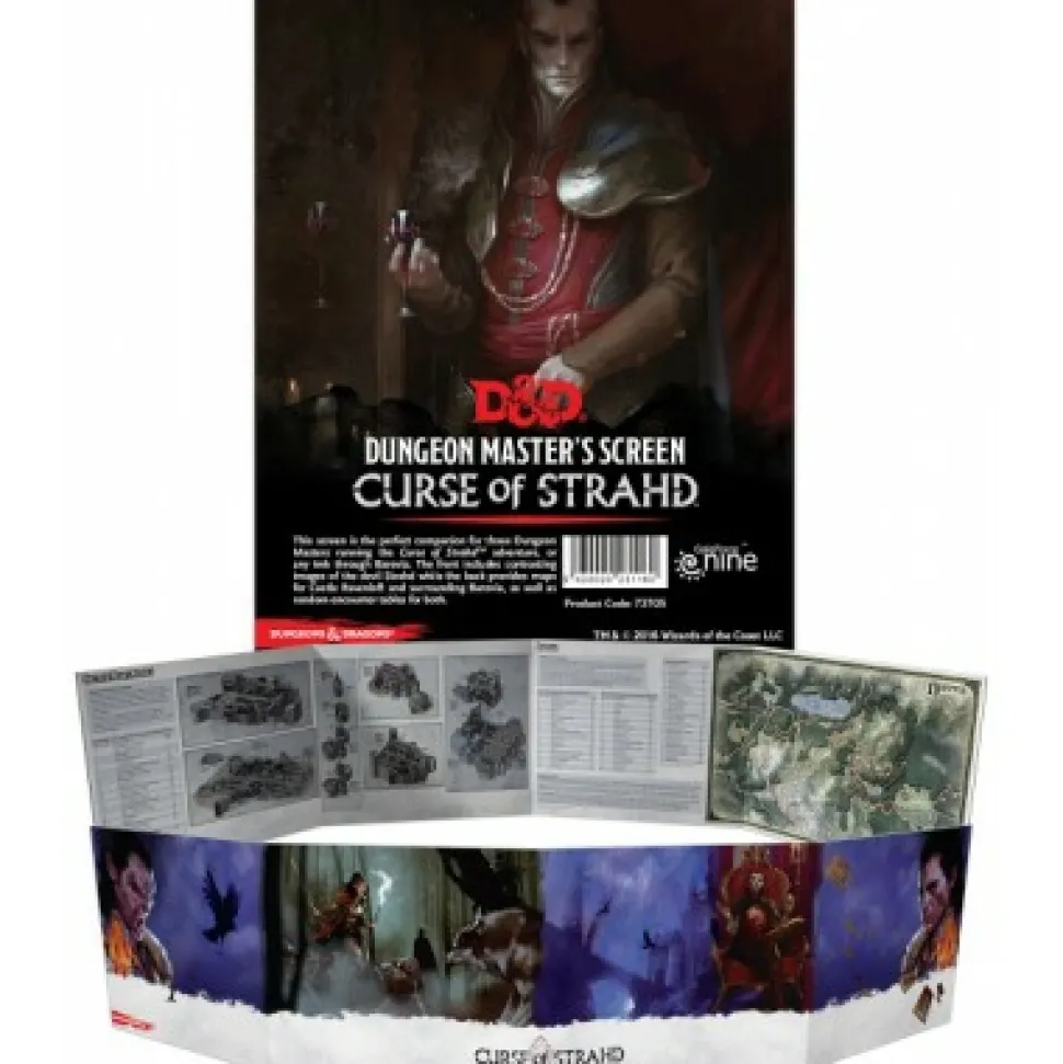 D&D Adventures Books> Curse Of Strahd Dm Screen