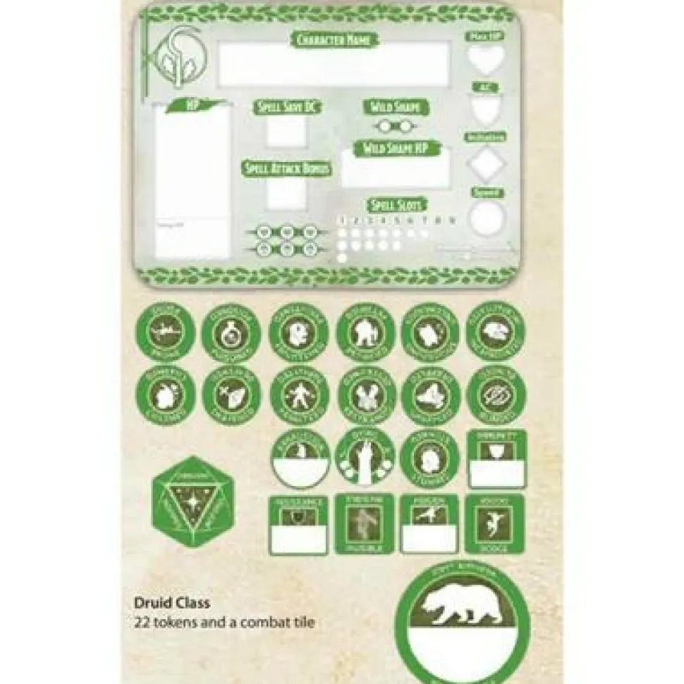D&D Accessoires> Druid Token Set