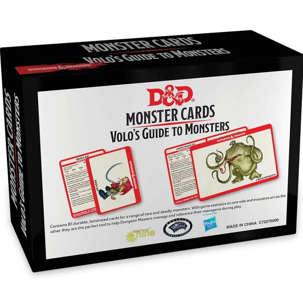 Gale Force 9 Spellbook Cards>D&D Monster Cards - Volo'S Guide To Monsters (81)