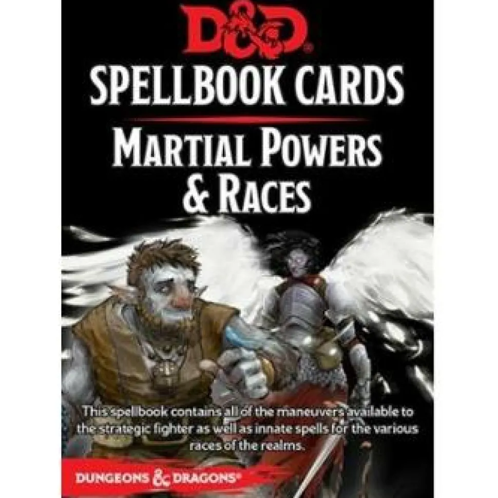 Gale Force 9 Spellbook Cards>D&D Spellbook Cards - Martial Powers & Races (61 Cards)