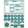 Gale Force 9 Accessoires>D&D 5Th Wizard Token Set (22 & Combat Tile)