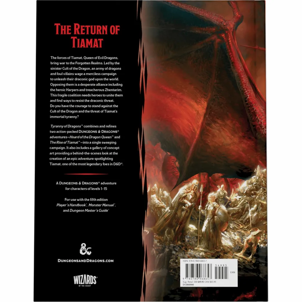 Wizards of the Coast Adventures Books>D&D: Tyranny Of Dragons: Evergreen Version