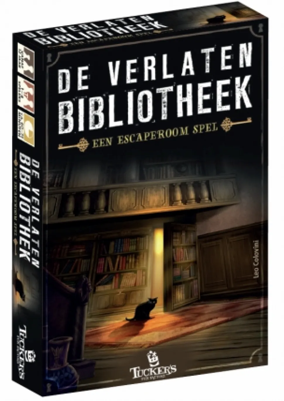 Tucker's Fun Factory Samenwerking Bordspel>De Verlaten Bibliotheek - Een Escaperoom Spel