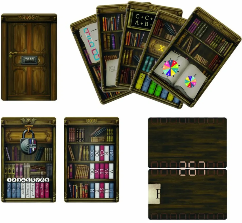 Tucker's Fun Factory Samenwerking Bordspel>De Verlaten Bibliotheek - Een Escaperoom Spel