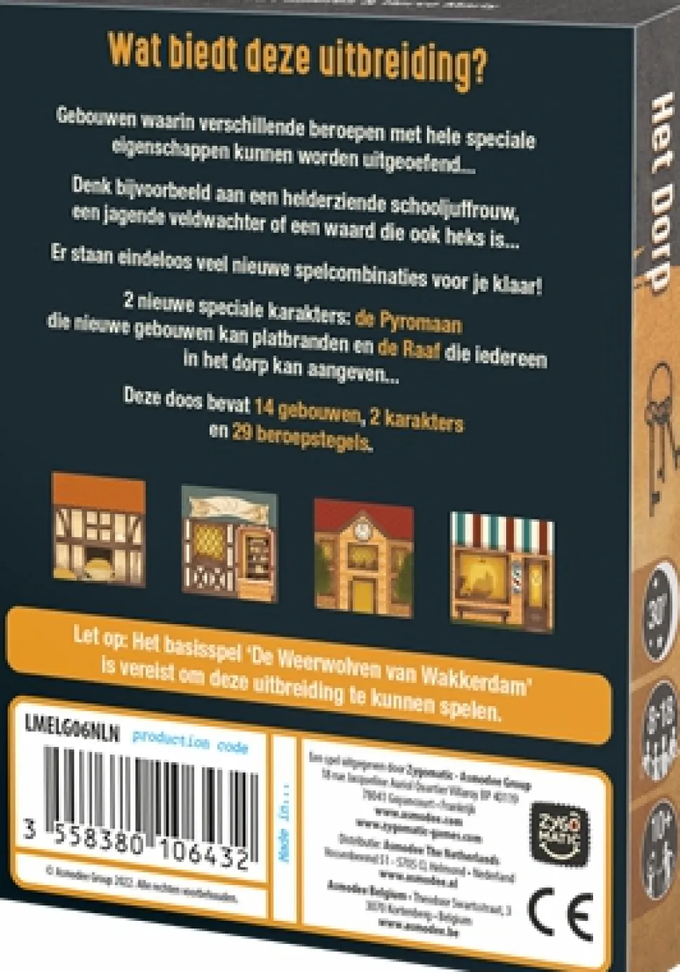 Zygomatic Partyspellen>De Weerwolven Van Wakkerdam - Het Dorp