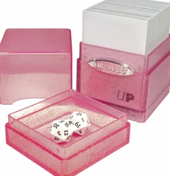 Ultra Pro Deckboxen>Deckbox Satin Tower Glitter Pink